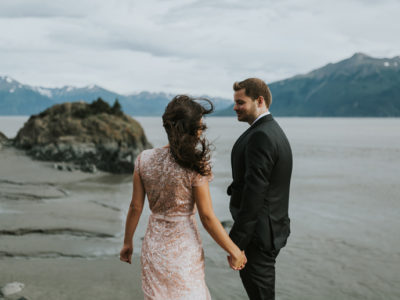 Valerie + Joshua's Alaskan Anniversary Session in the Mountains