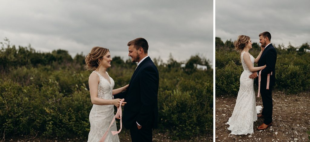 Bride and Groom First Look