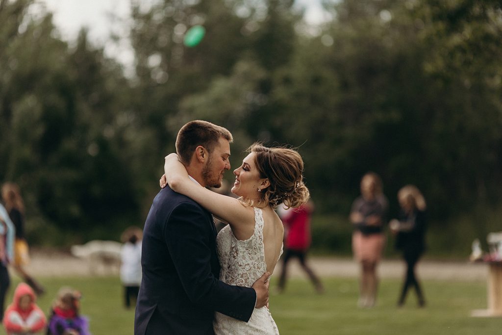 Bride and Groom intimate first dance